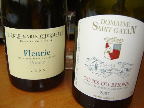 Fleurie and Saint Gayan