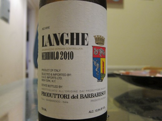 The Langhe Nebbiolo